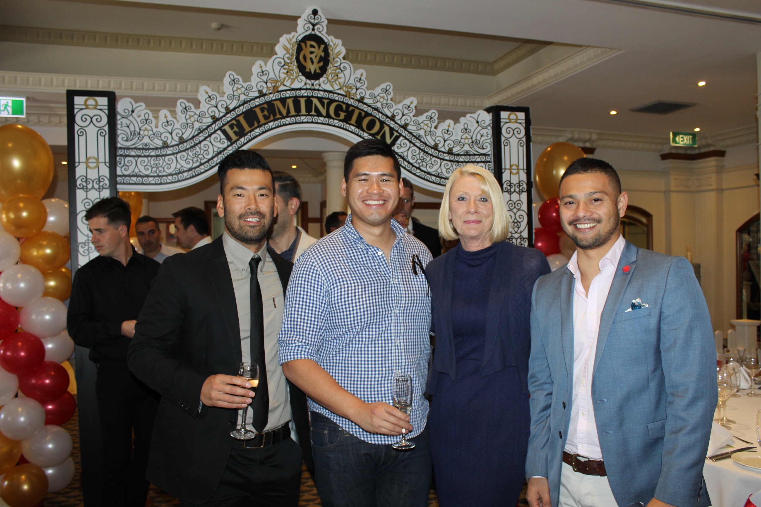 Ryu Ogino, Ben Ly, Herbee Gutierrez from Batesmart and Wendy Scott from Harvey Norman Commercial