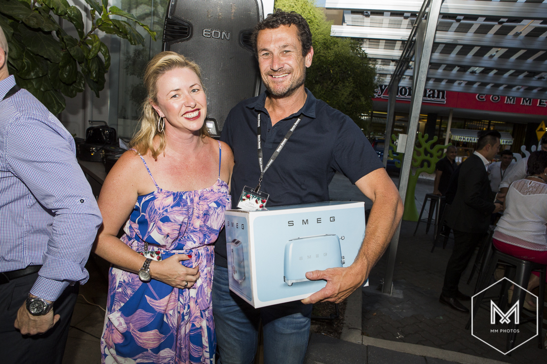 first-prize-winner-mark-oconnor-from-grand-pacific-homes-with-sally-robson-from-harvey-norman-commercial