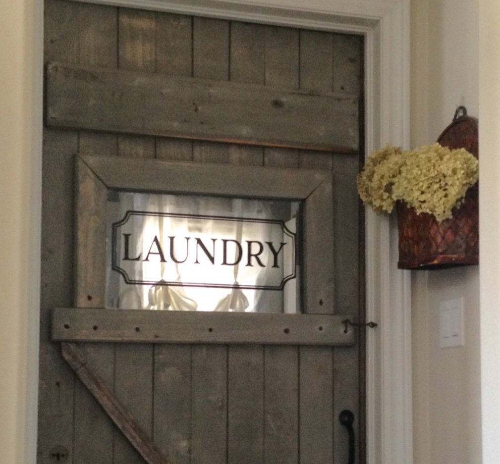 barn door for laundry room1